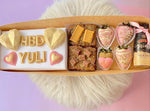 Caja larga con fresas