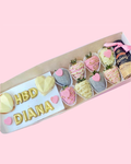 Caja larga con fresas