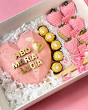 Caja premium de corazón diamantado